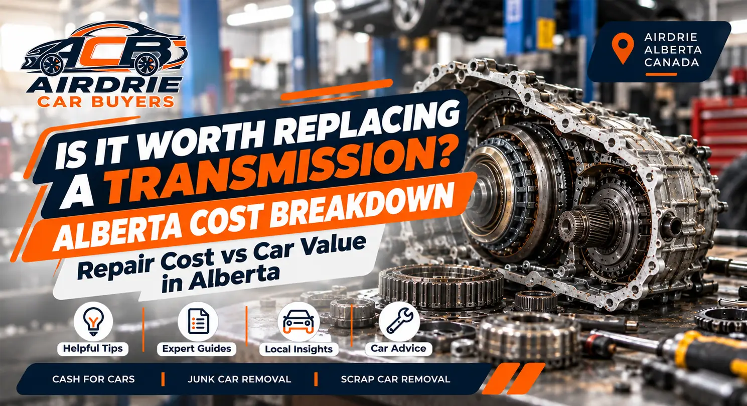 Is it worth replacing a transmission? Alberta cost breakdown by Airdrie Car Buyers
